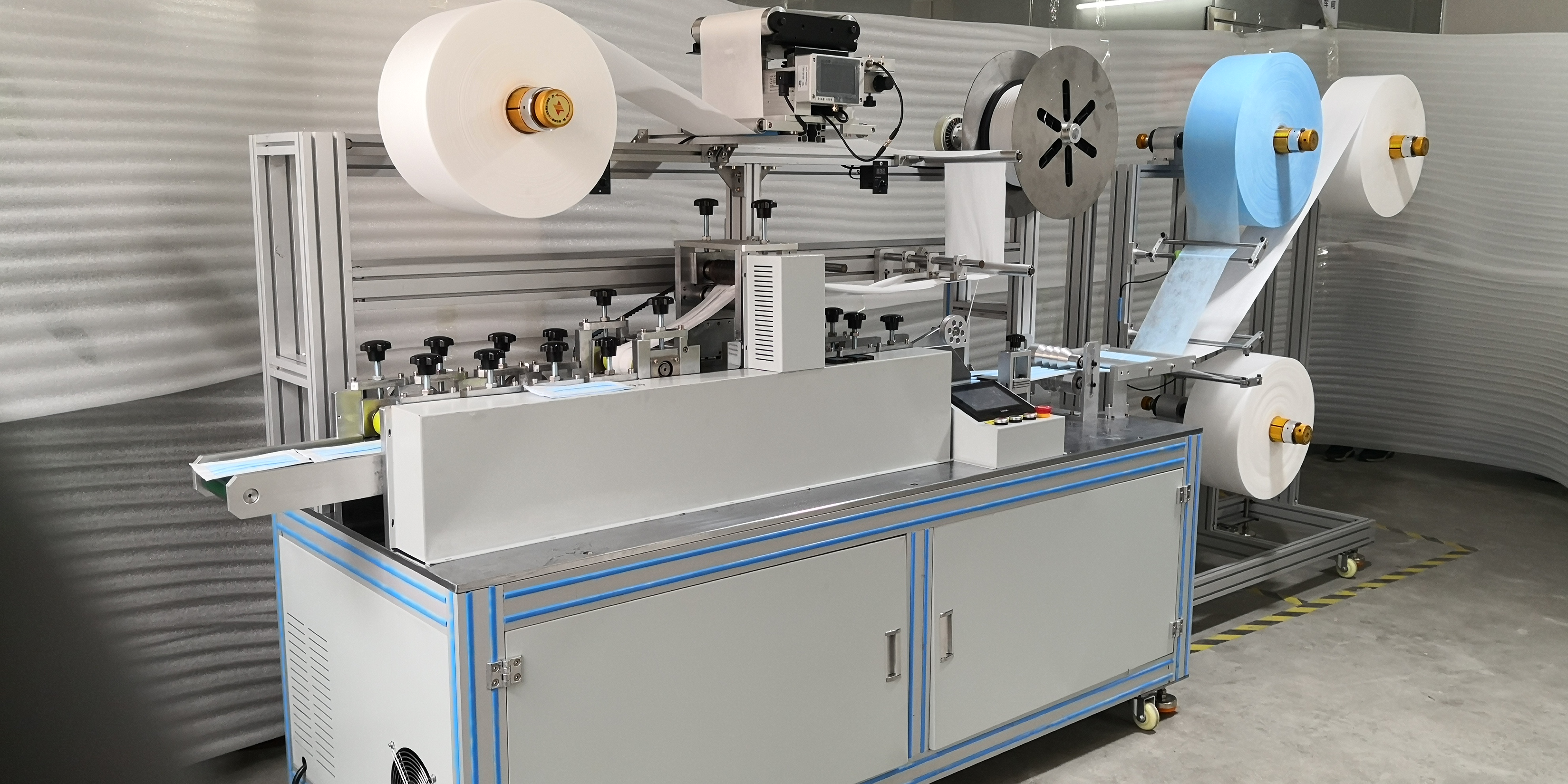 高速弹性布口罩机（sw20可编辑+工程图+BOM）