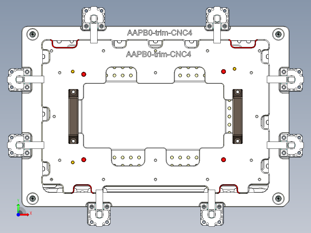 AAPB0-TRIM-笔记本CNC工装夹具三维模型CNC4-0422前视图