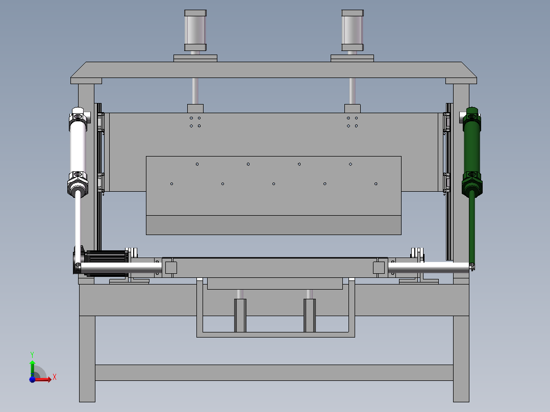 钢板折边机sw18前视图