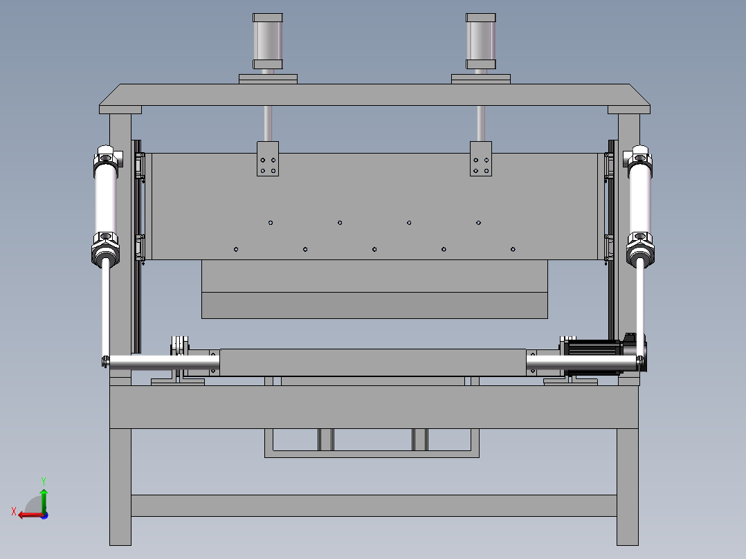 钢板折边机sw18后视图