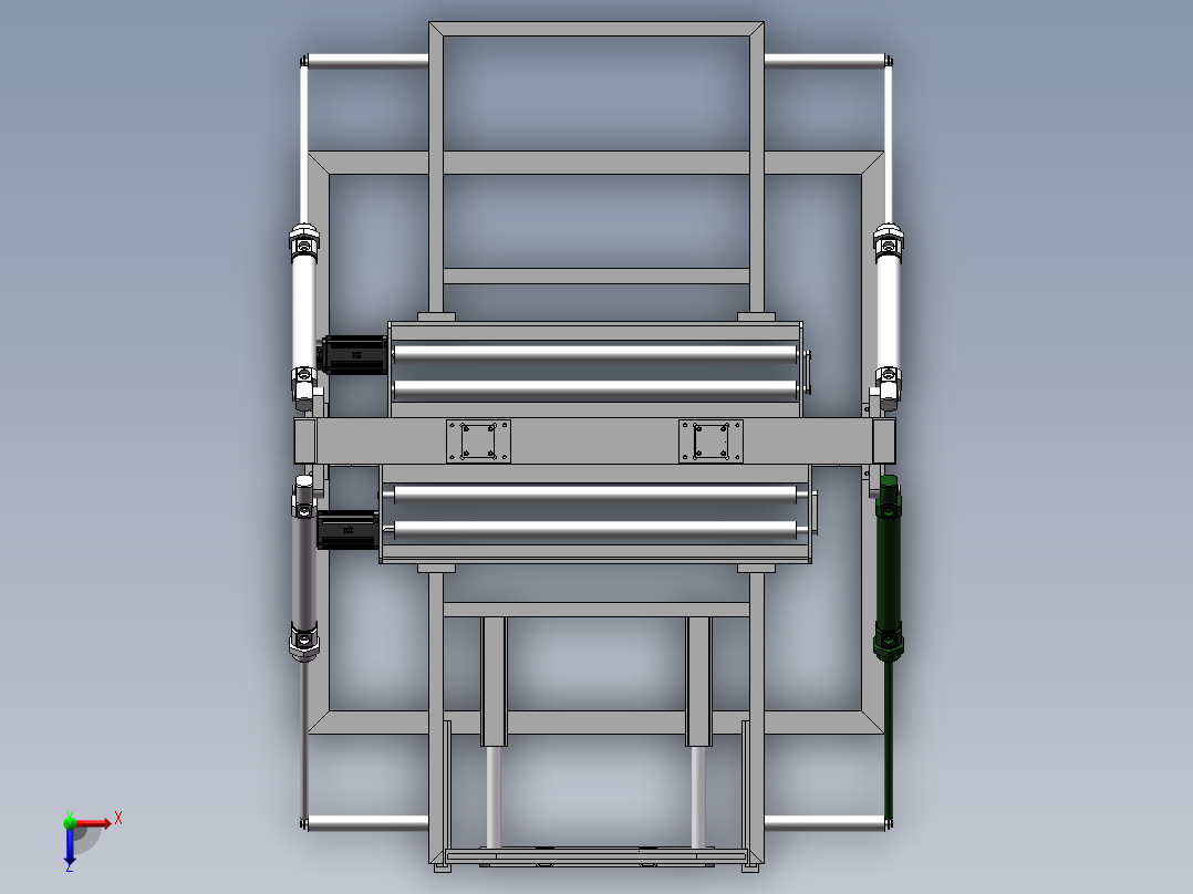 钢板折边机sw18俯视图
