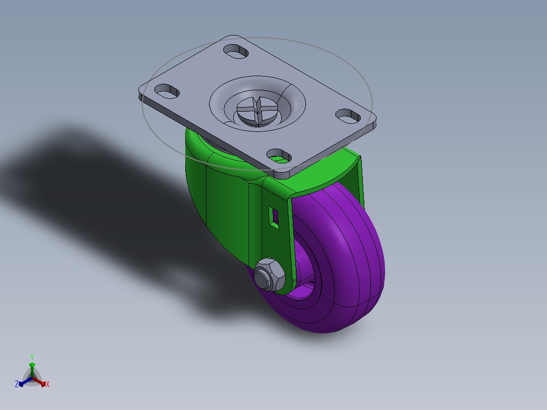 洗瓶机正等轴测图