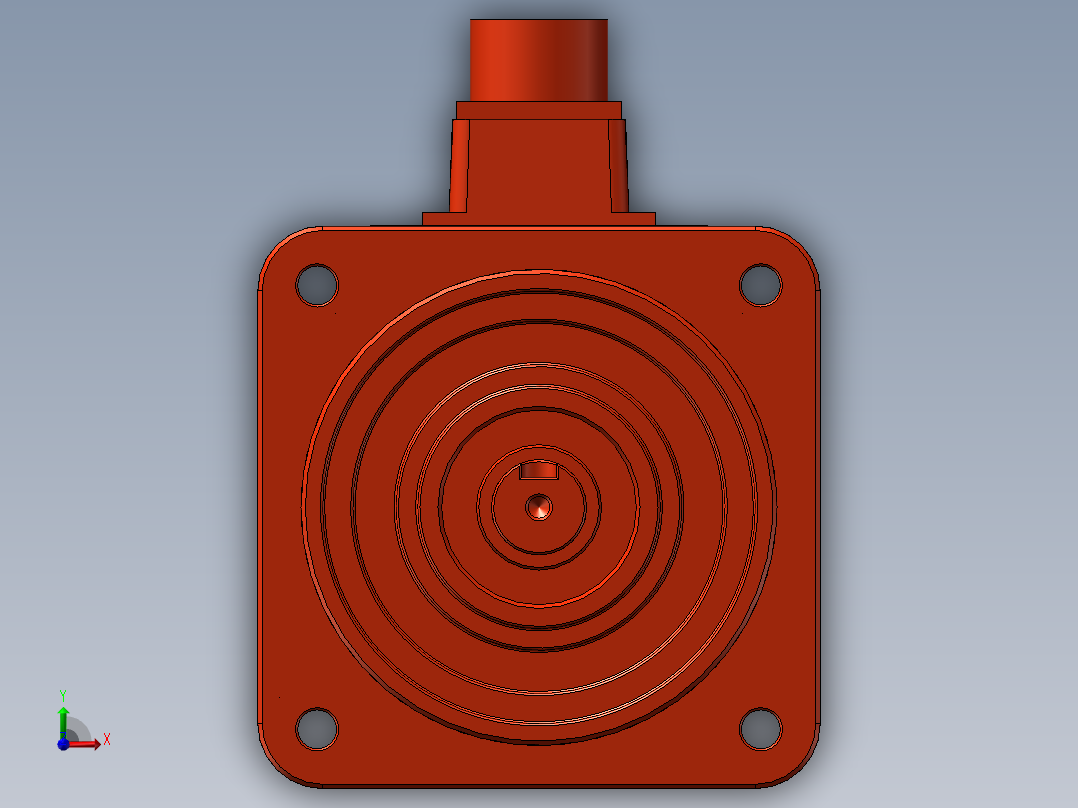 台达电机1.5KW不带刹车ECMA-KX1315ES1前视图