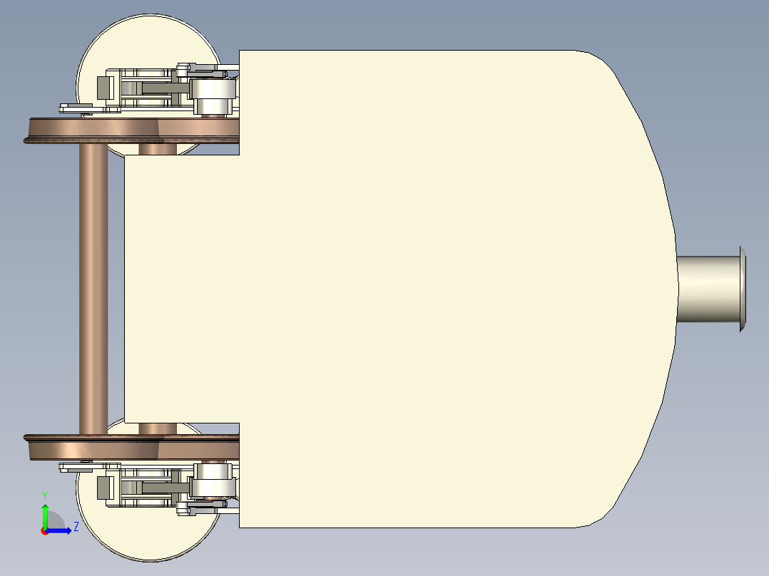 火车、动车、高铁(30)左视图