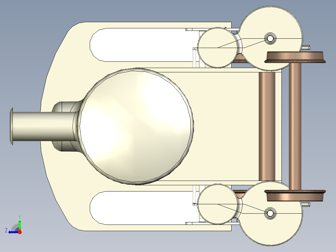 火车、动车、高铁(30)右视图
