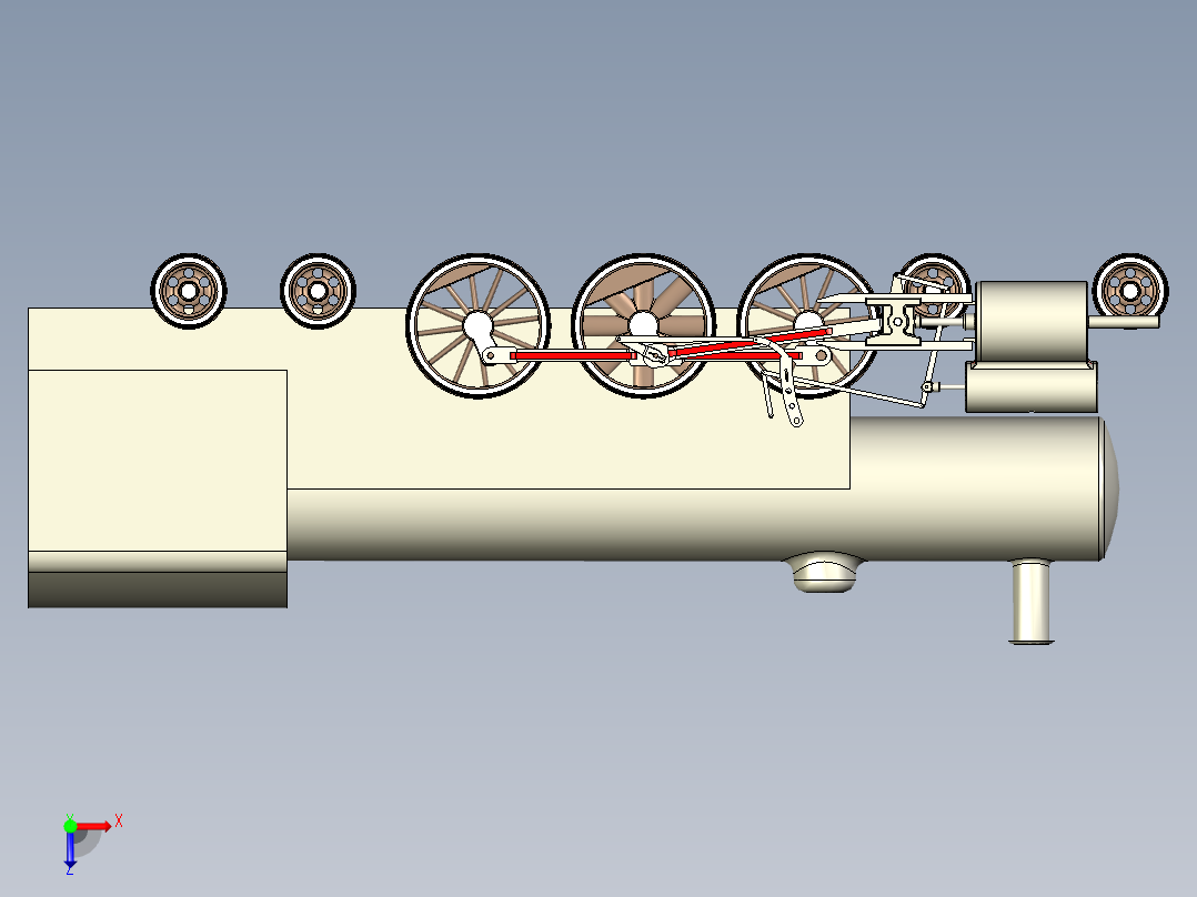 火车、动车、高铁(30)俯视图