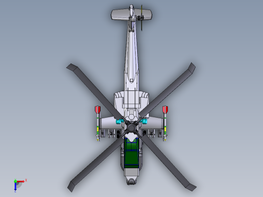 直升机俯视缩略图