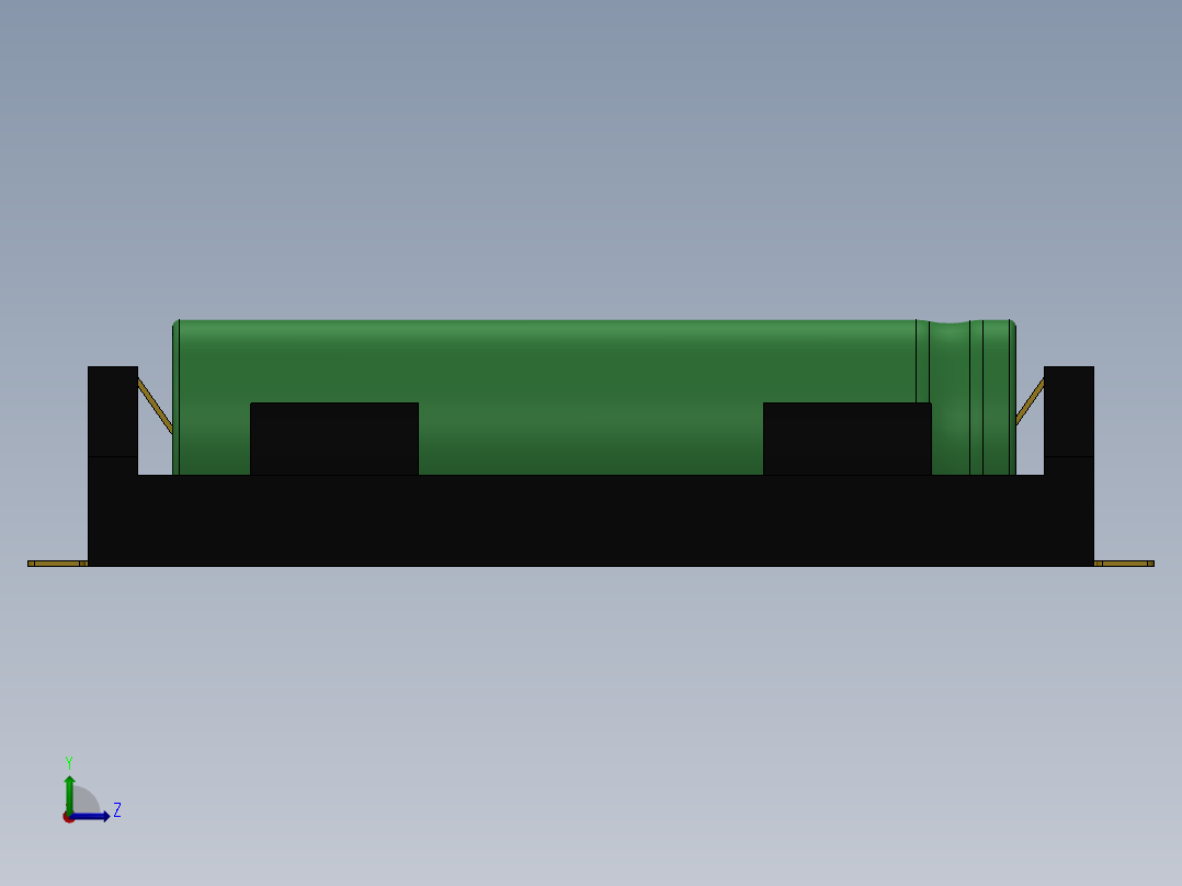 电池仓、电池(51)左视图