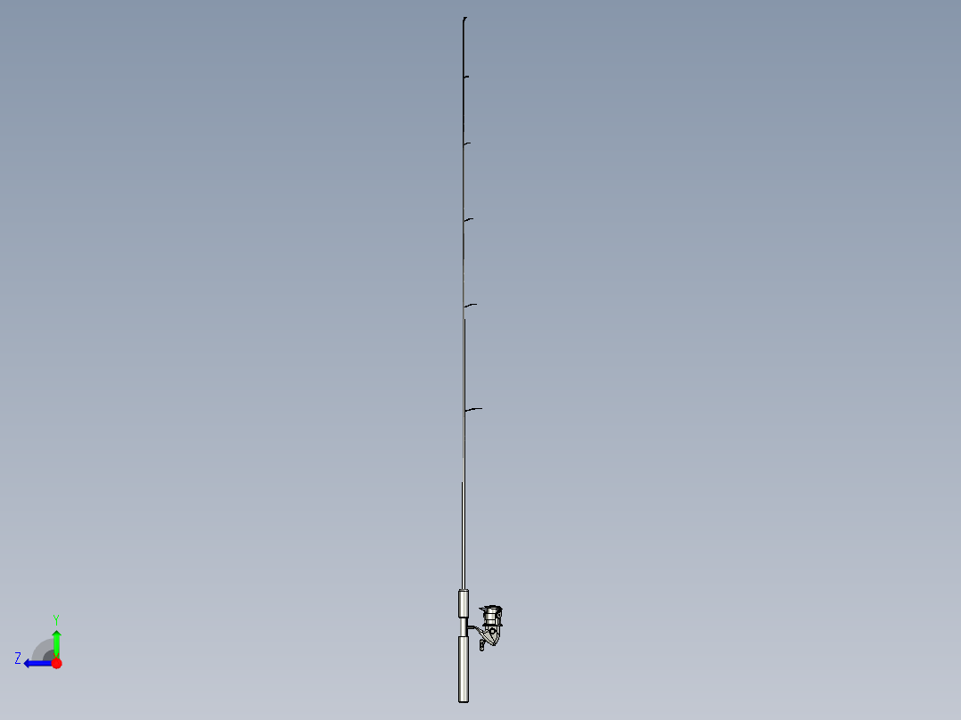 钓鱼竿(3)右视图