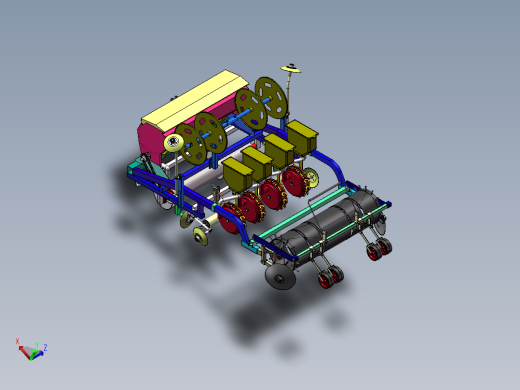棉花精播机   sw22正等轴测缩略图