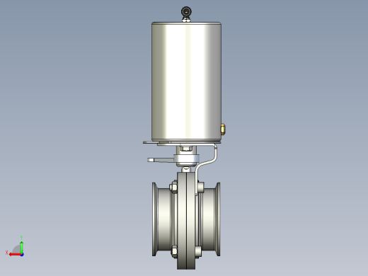 3寸卫生级带传感器座气动蝶阀-- 1459267--50后视缩略图