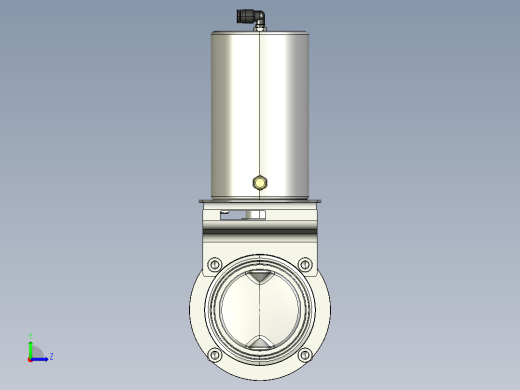 3寸卫生级带传感器座气动蝶阀-- 1459267--50左视缩略图