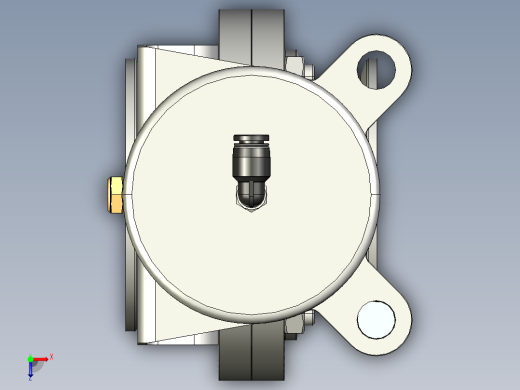 3寸卫生级带传感器座气动蝶阀-- 1459267--50俯视缩略图