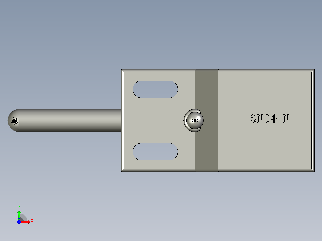 SN04-N近接开关前视图