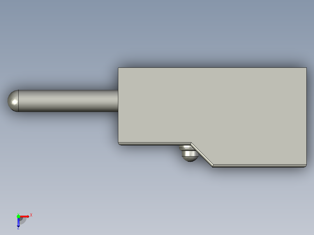 SN04-N近接开关俯视图