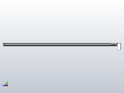 皮带直线轴半封闭可选导轨TPA-HNB-105D-90-L2300-LP-C-P20-N3右视缩略图