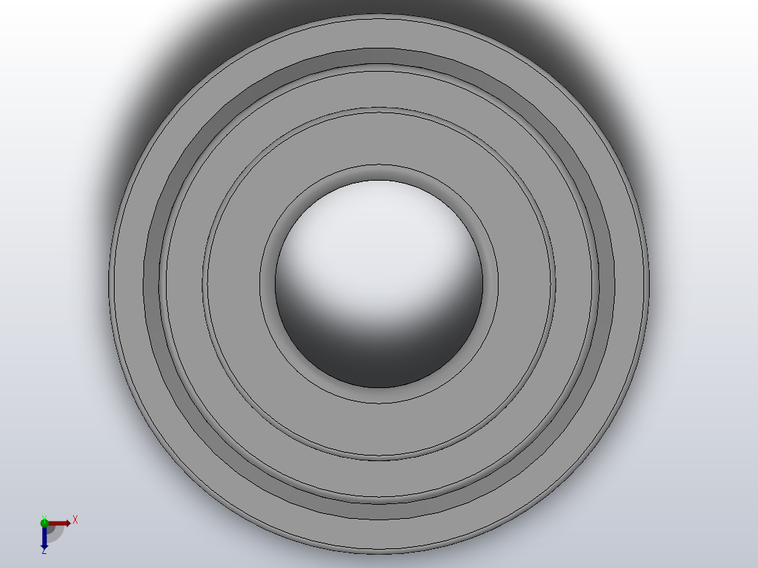 转向器用推力角接触球轴承（560000型）_567404俯视图