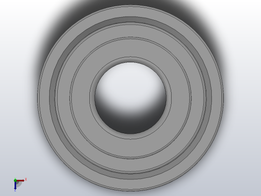 转向器用推力角接触球轴承（560000型）_567404俯视缩略图