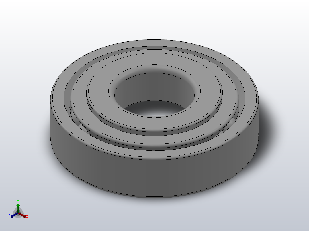 转向器用推力角接触球轴承（560000型）_567404正等轴测图