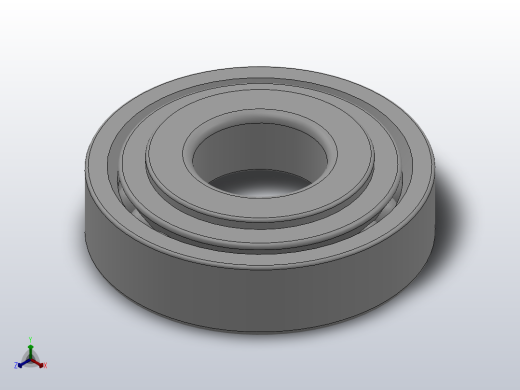 转向器用推力角接触球轴承（560000型）_567404正等轴测缩略图