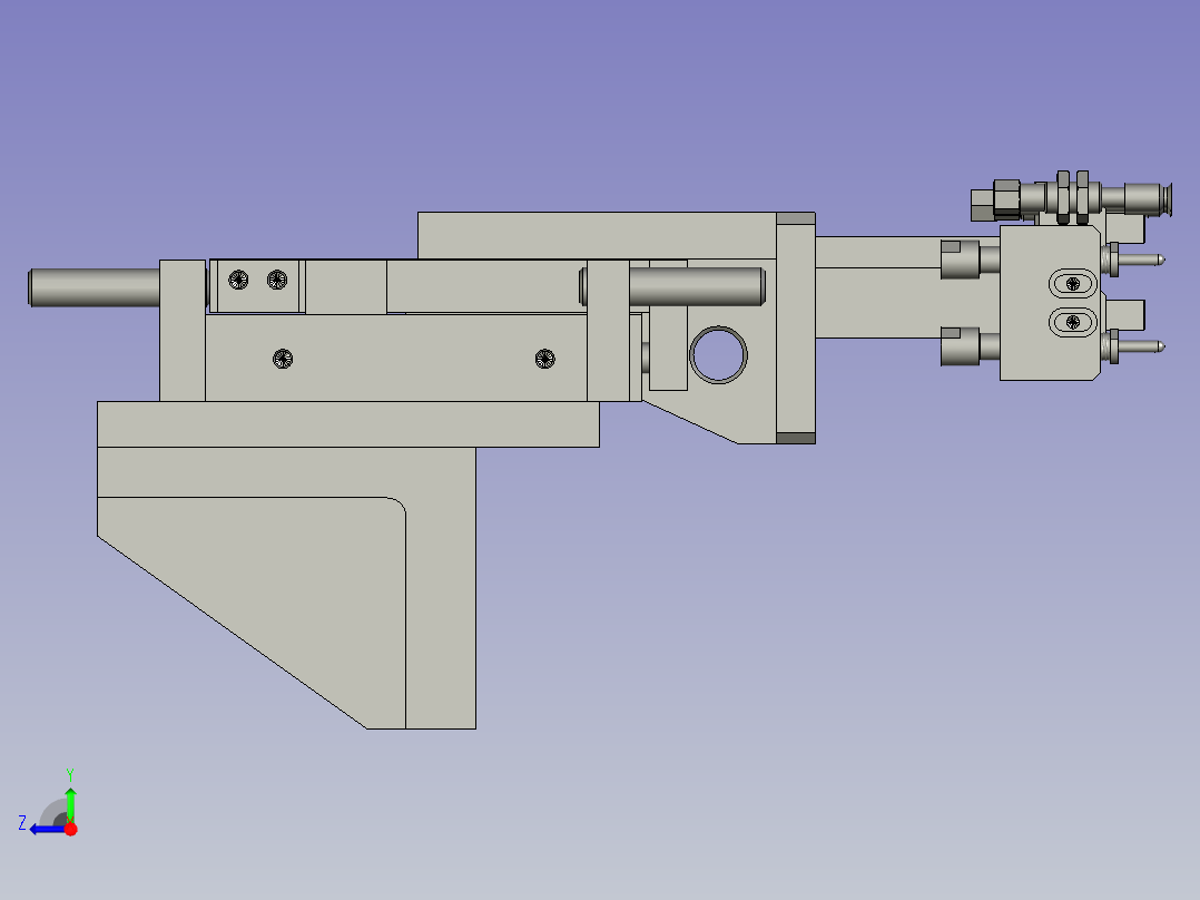 保护片上料组件-QHbm0右视图