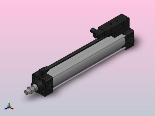 10A-5(V)系列带阀气缸(带阀型通电时推式)[10A-5(V) (Ⅱ) SD 50 B 300 A 5]