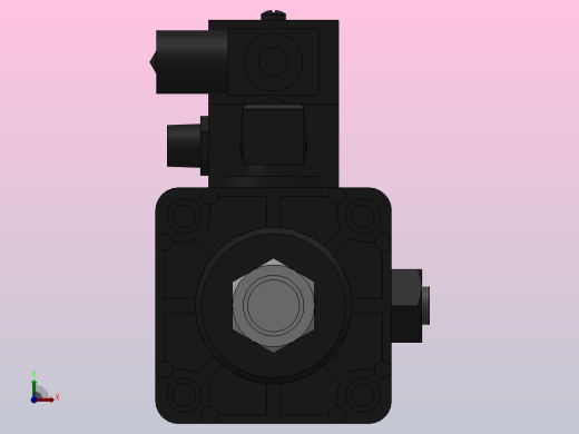 10A-5(V)系列带阀气缸(带阀型通电时推式)[10A-5(V) (Ⅱ) SD 50 B 300 A 5]前视缩略图