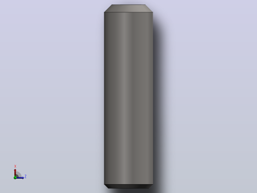 内六角平端紧定螺钉M8×30俯视缩略图