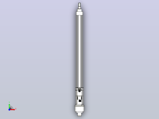 轻载电动缸TPA-ESR40-1210C-L550-MR-CA-W-P40-C3前视缩略图