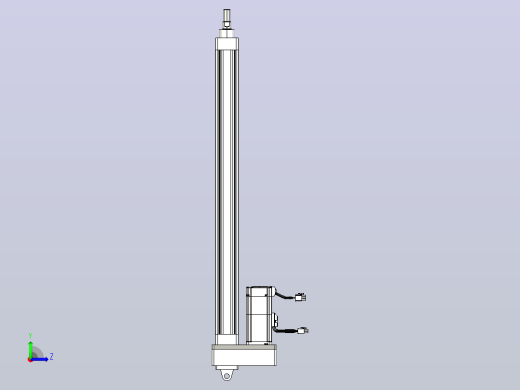 轻载电动缸TPA-ESR40-1210C-L550-MR-CA-W-P40-C3左视缩略图