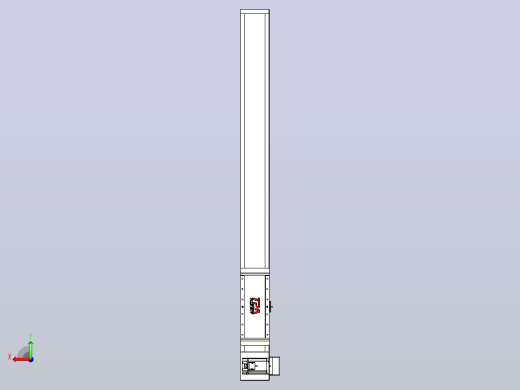 伺服电机集成皮带传动直线执行器TPA-OCB-140-256-L1050-RU-P75-N3后视缩略图