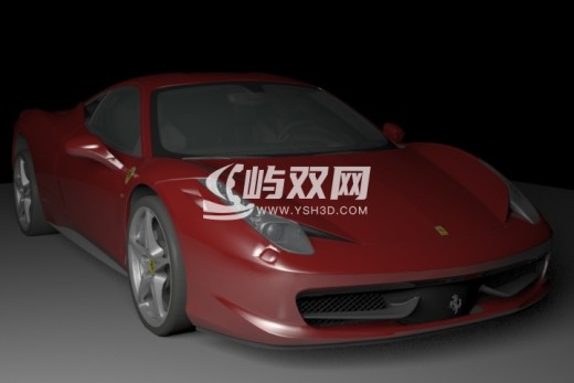 458 Italia 法拉利汽车模型缩略图