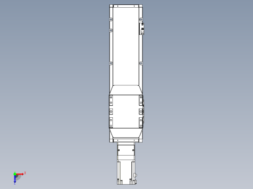 滚珠丝杠直线轴内置导轨TPA-GCR-150-2010C-L350-M-M75-N3俯视缩略图