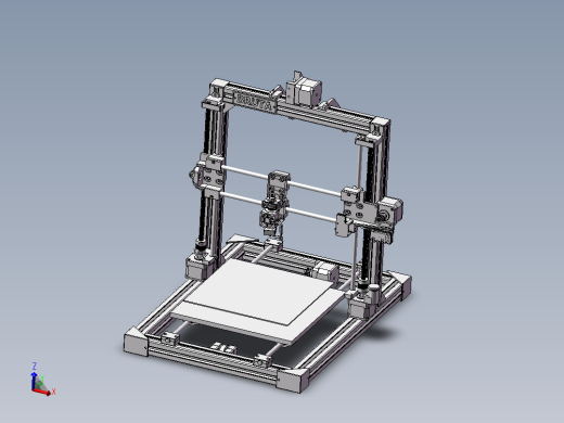 自制3D打印机设计模型