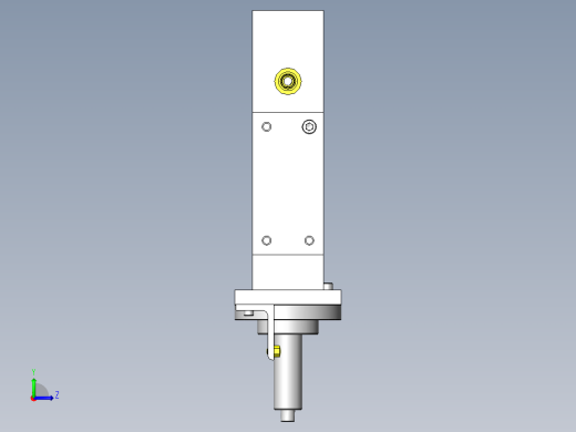 旋转测量用夹具左视缩略图