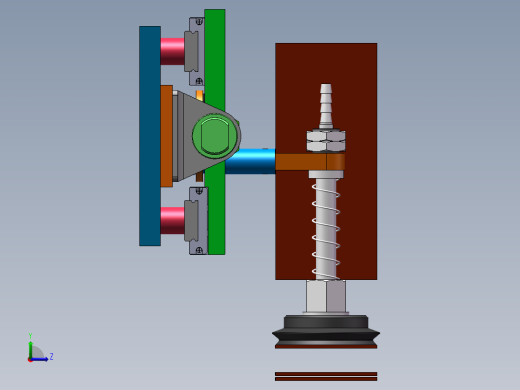 吸附式90度翻转机构sw18可编辑左视缩略图