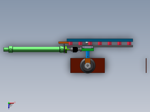 吸附式90度翻转机构sw18可编辑俯视缩略图