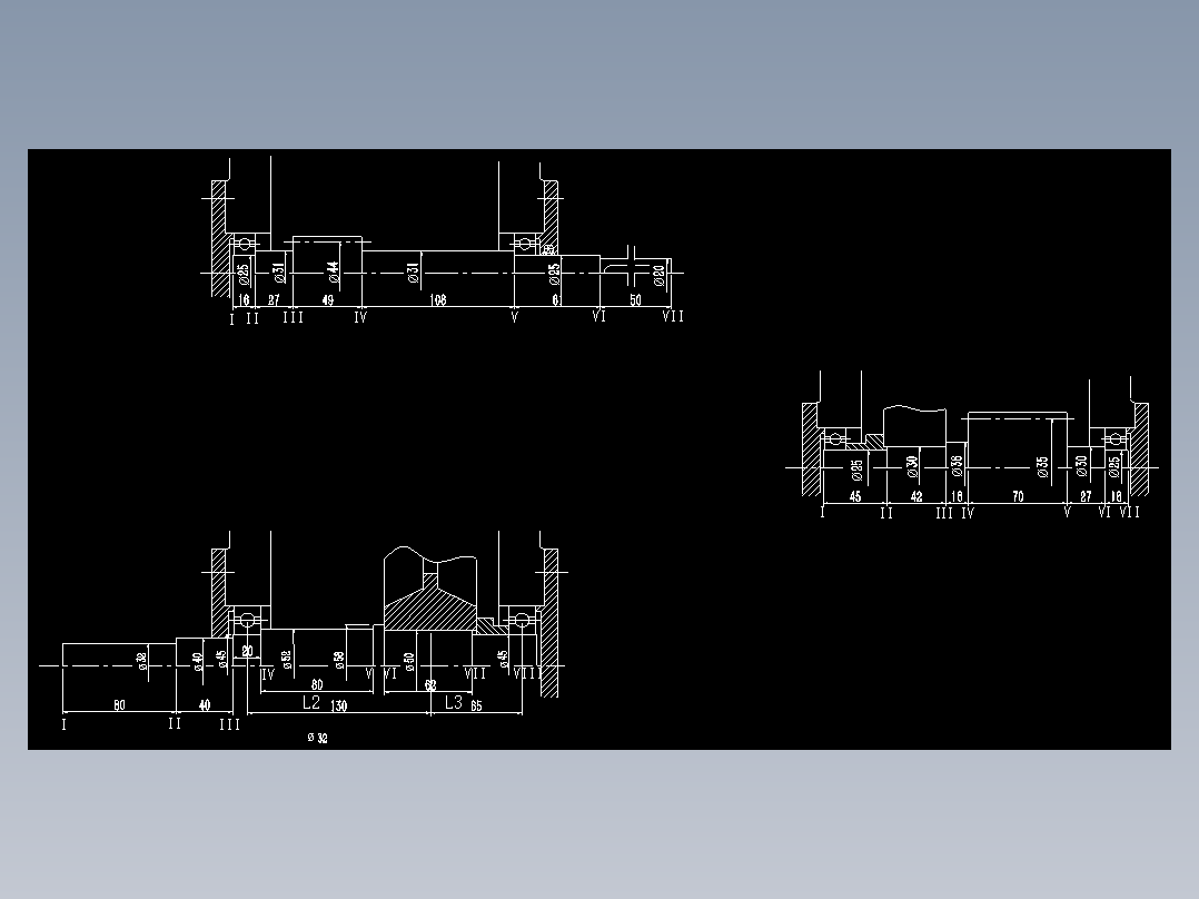 二级直齿圆柱齿轮减速器课程设计附CAD图