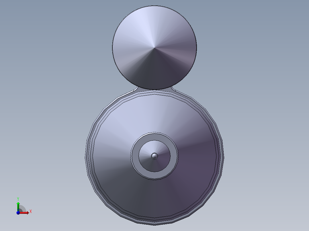 solidworks 自动圆珠笔3D模型前视图