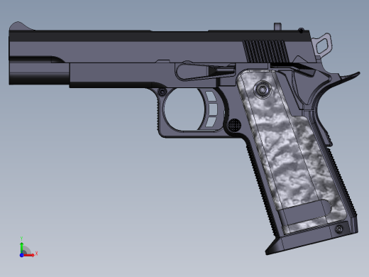 手枪打火机前视缩略图