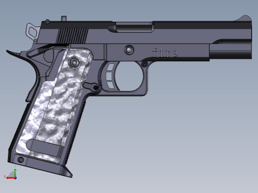 手枪打火机后视缩略图