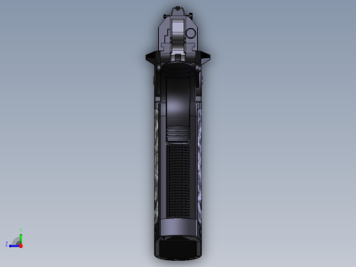 手枪打火机右视缩略图