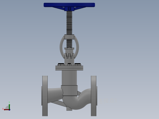 法兰截止阀-316 DN15-DN300后视缩略图