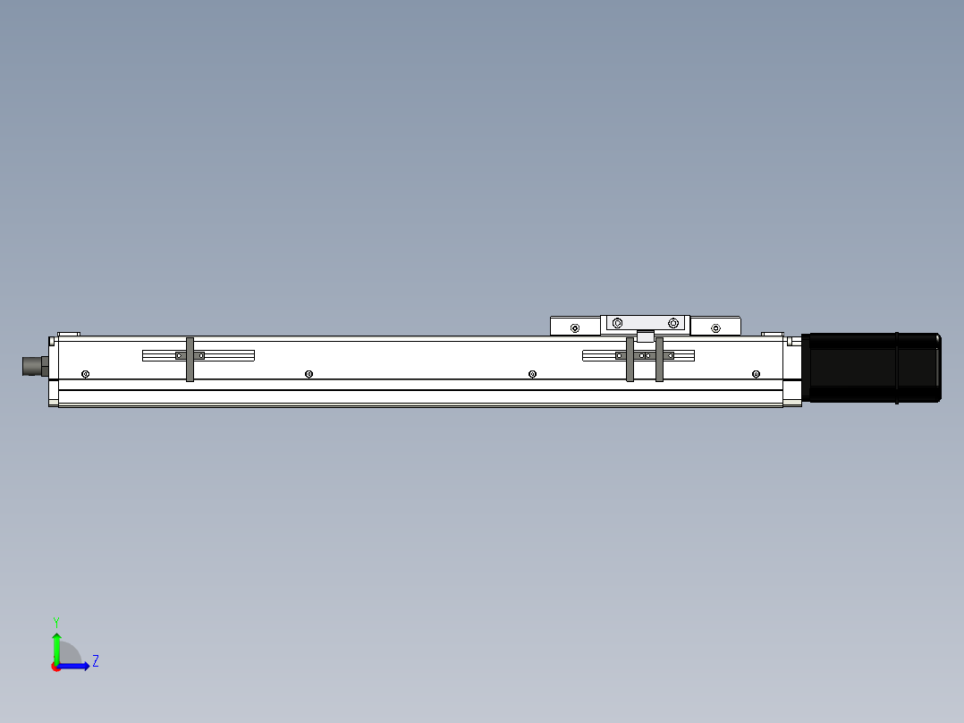 Toyo东佑达直线模组-ECH12-400-BC-200W-C4反左视图