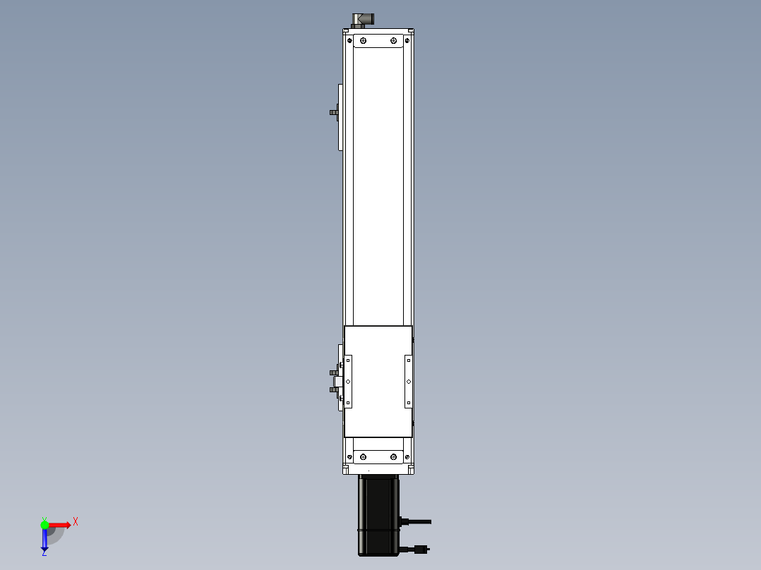 Toyo东佑达直线模组-ECH12-400-BC-200W-C4反俯视图