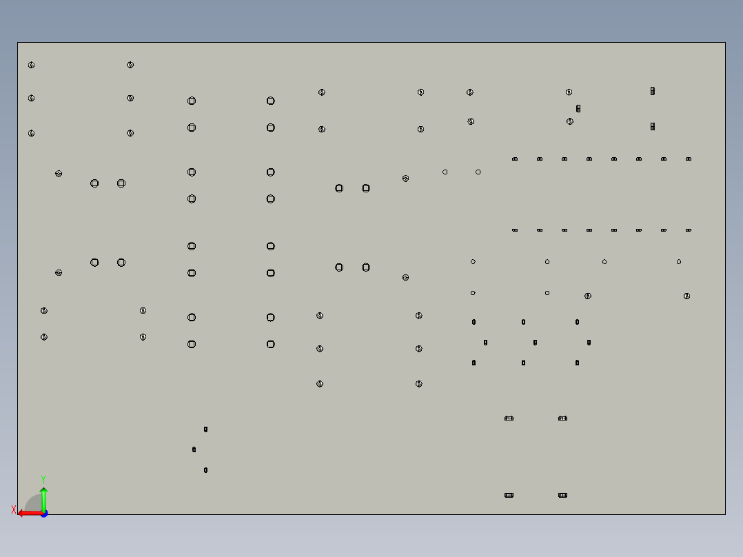 LED灯 3D模型后视图