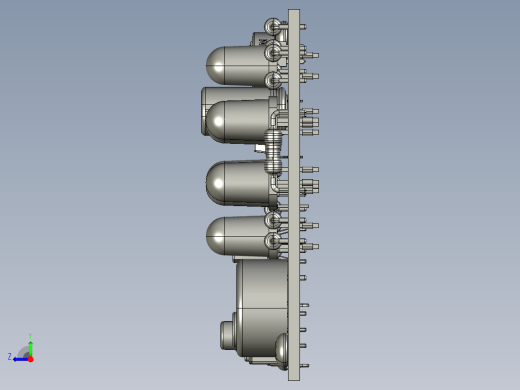 LED灯 3D模型右视缩略图