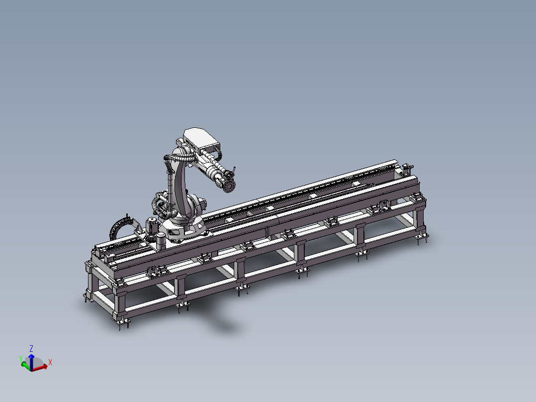 B08-机械臂行走台主视图