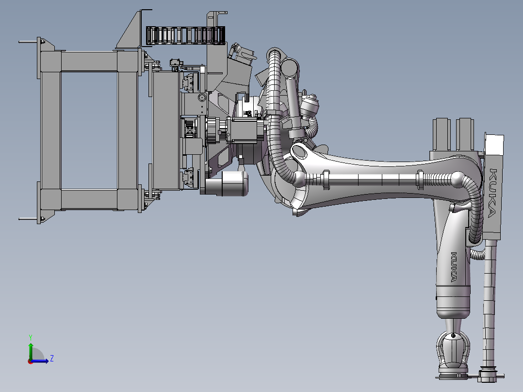B08-机械臂行走台左视图