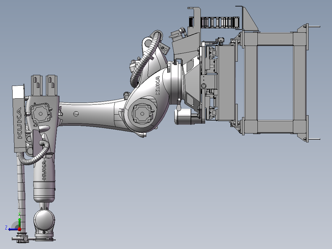 B08-机械臂行走台右视图
